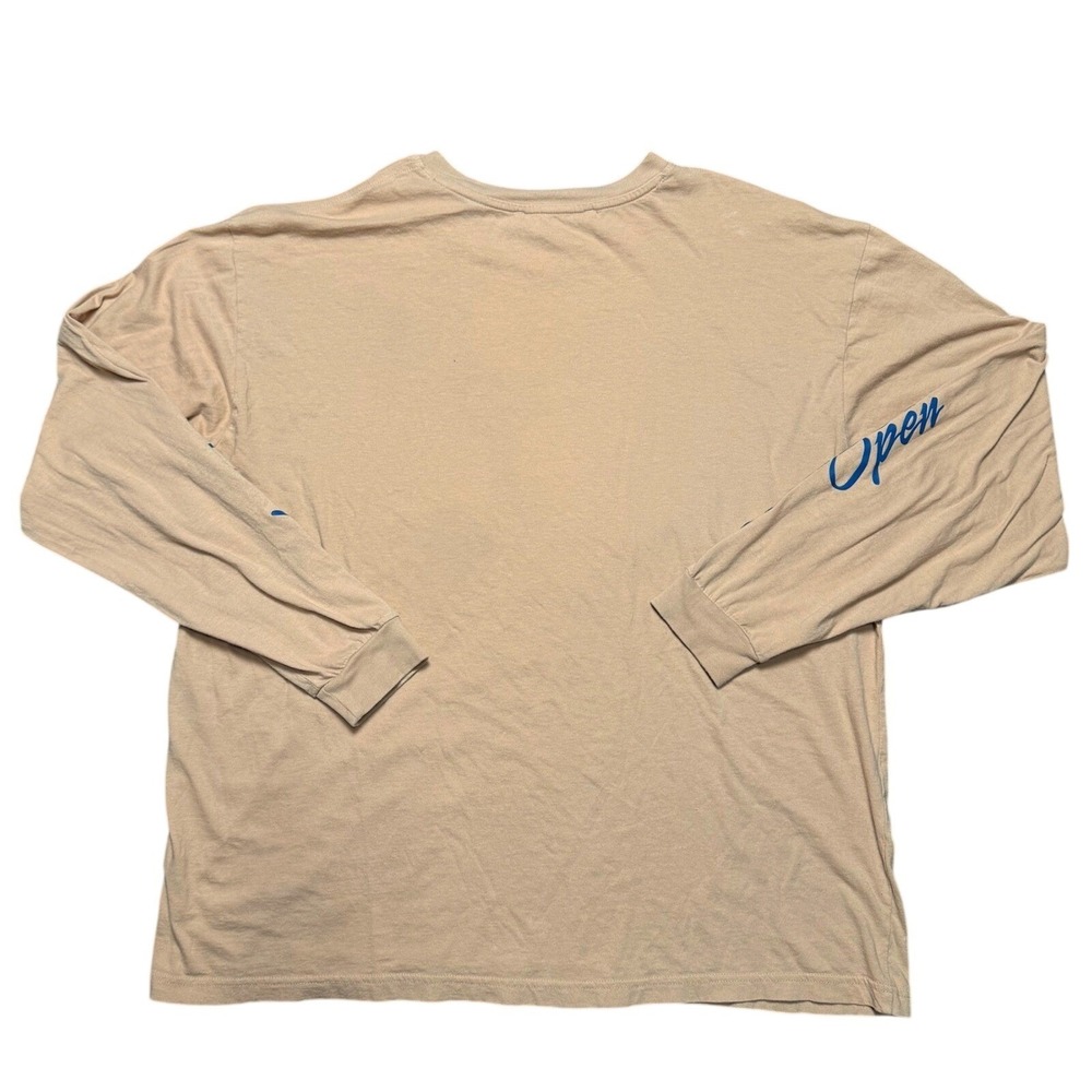 Playboy Golf Hall of Fame Larchmont Long Sleeve T Shirt Tan Mens XL - Picture 5 of 6